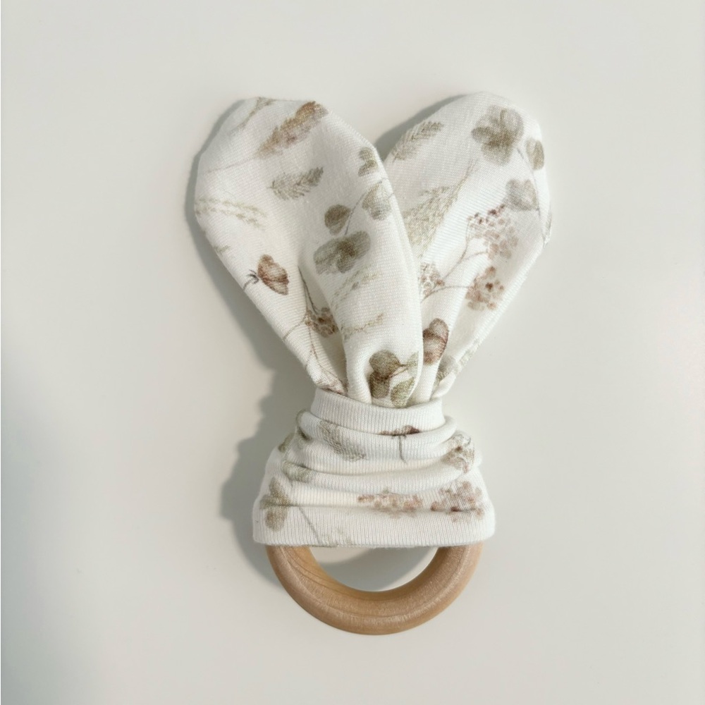 HANDMADE Bunny Ear Teether Size 0M-12M
